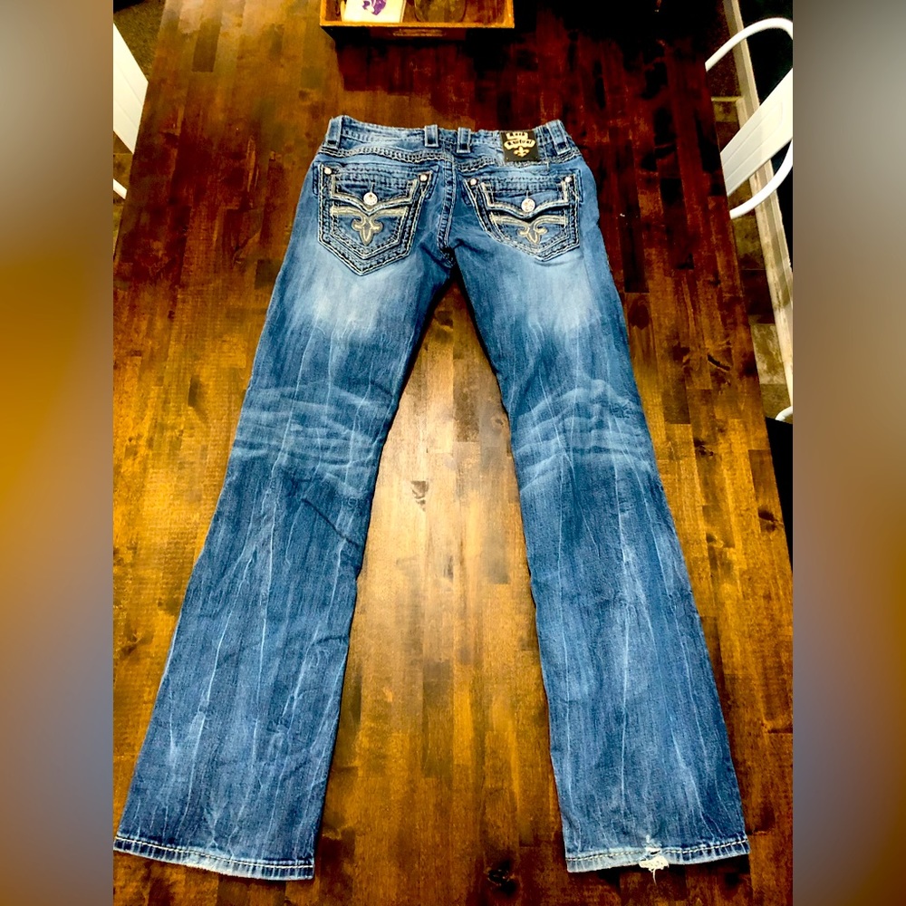 ROCK REVIVAL  Matthew Boot  Jeans  Men’s Sz 33x35 ~B16 ~